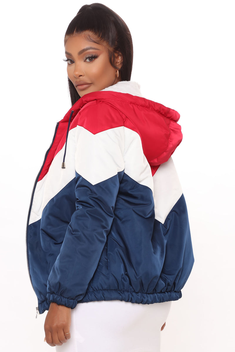 Got 'Em Pad Puffer Jacket - Red/combo | Fashion Nova, Jackets & Coats ...