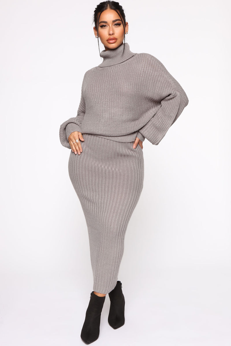 Helena Sweater Set - HeatherGrey | Fashion Nova, Matching Sets ...