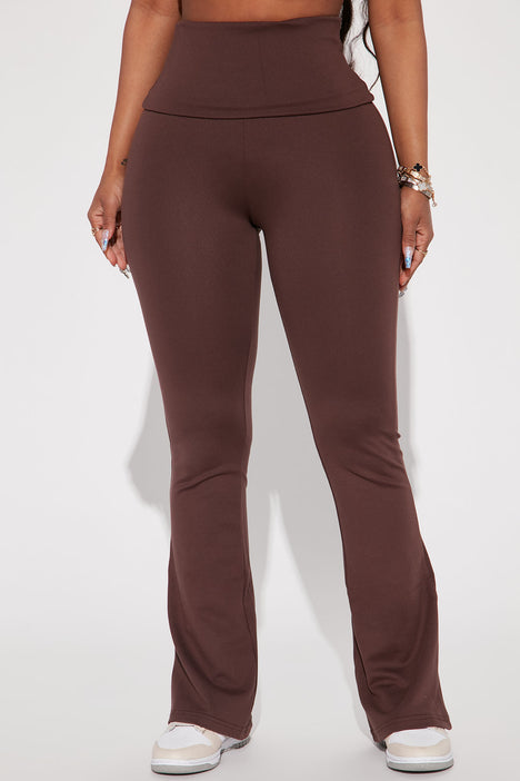 Doing Things Flare Pant - Chocolate