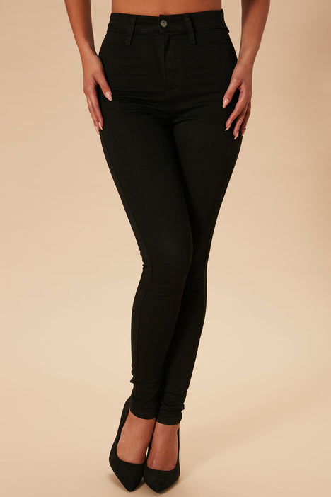 Classic High Waist Skinny Jeans - Black, Fashion Nova, Jeans
