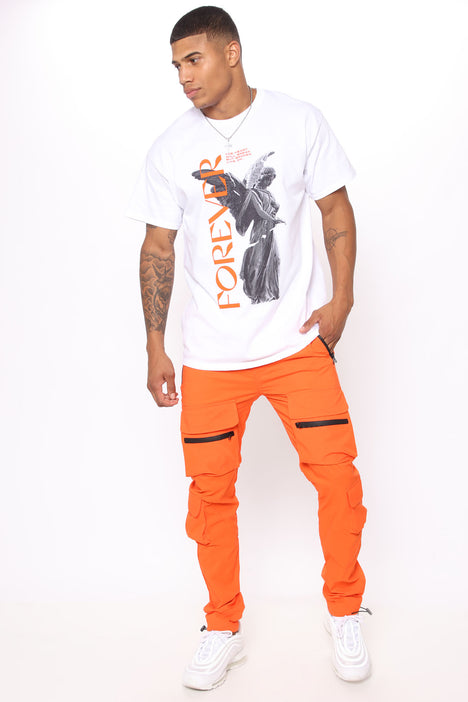 Daily Carpenter Pants - Orange, Fashion Nova, Mens Pants