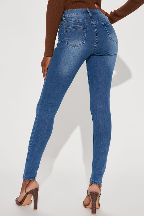 I Just Might Booty Shaping Jeans - Medium Wash, Fashion Nova, Jeans