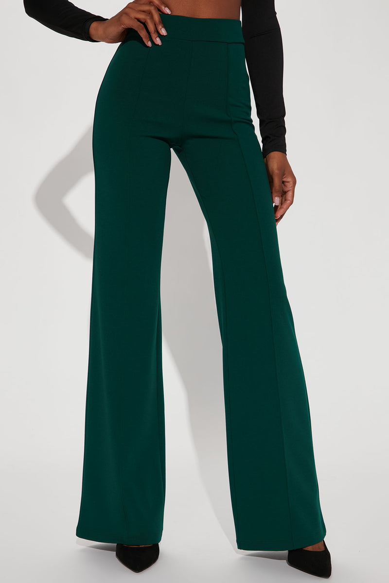 Tall Victoria High Waisted Dress Pants - Hunter Green | Fashion Nova ...