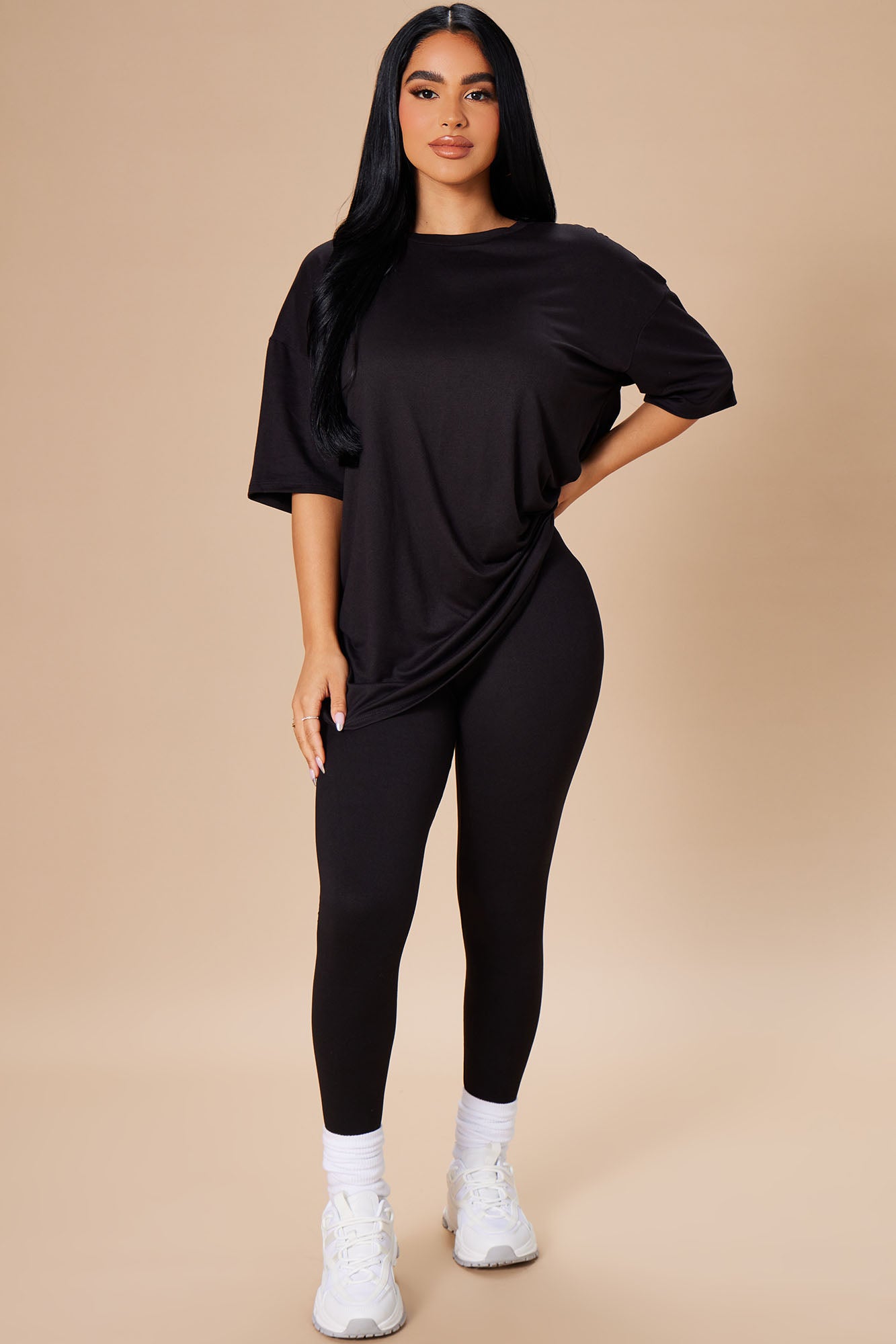 The Word Is Out Legging Set - Black/combo