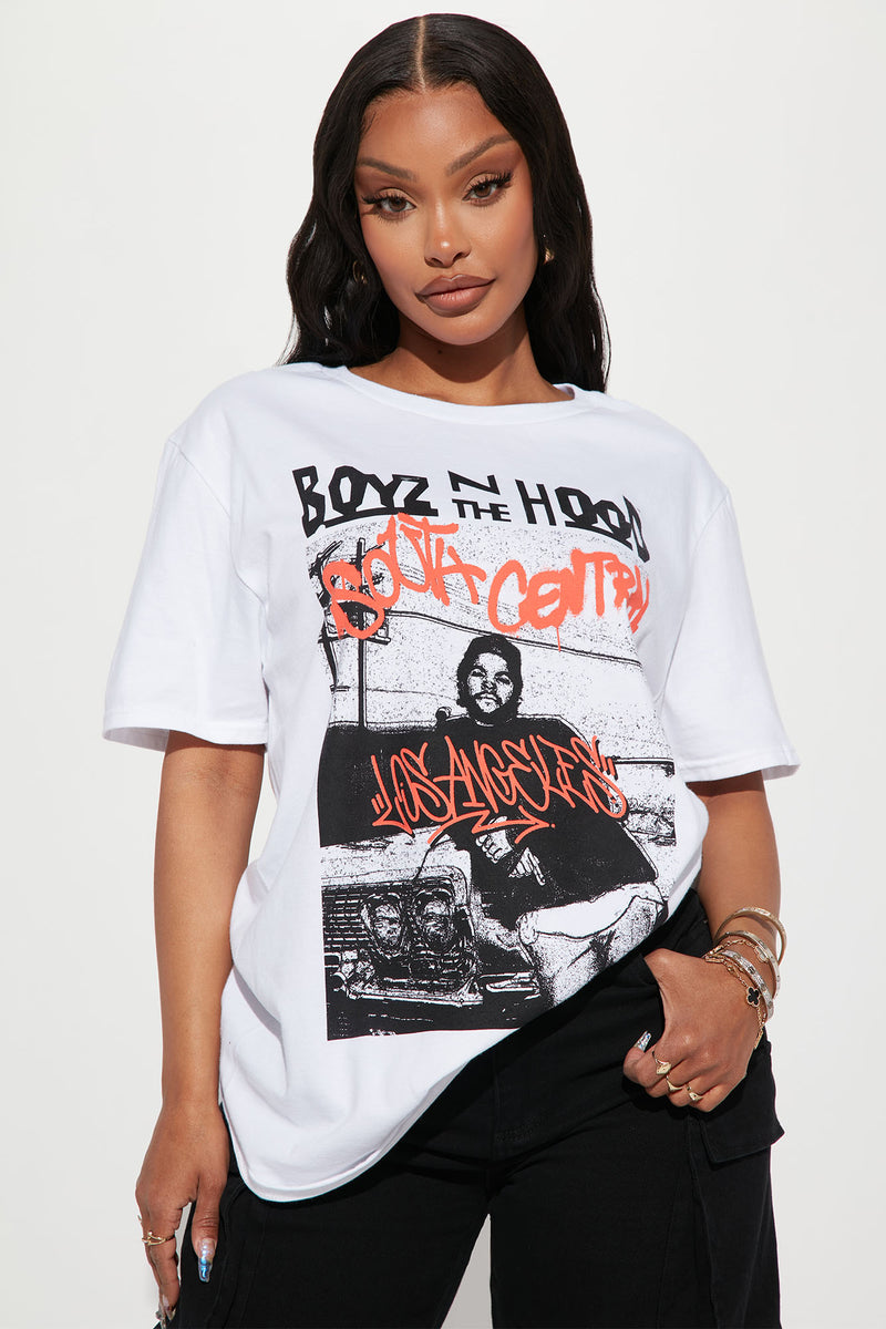 Boyz N The Hood Street Art Top - White | Fashion Nova, Screens Tops and ...