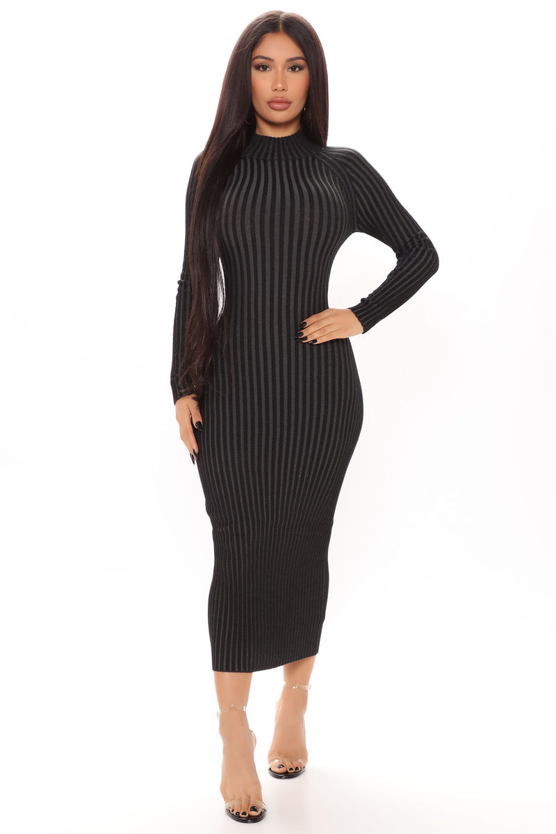 Maryland Sweater Maxi Dress - Black | Fashion Nova, Dresses | Fashion Nova