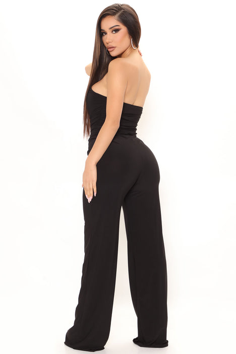 Acting Nice Jumpsuit - Taupe