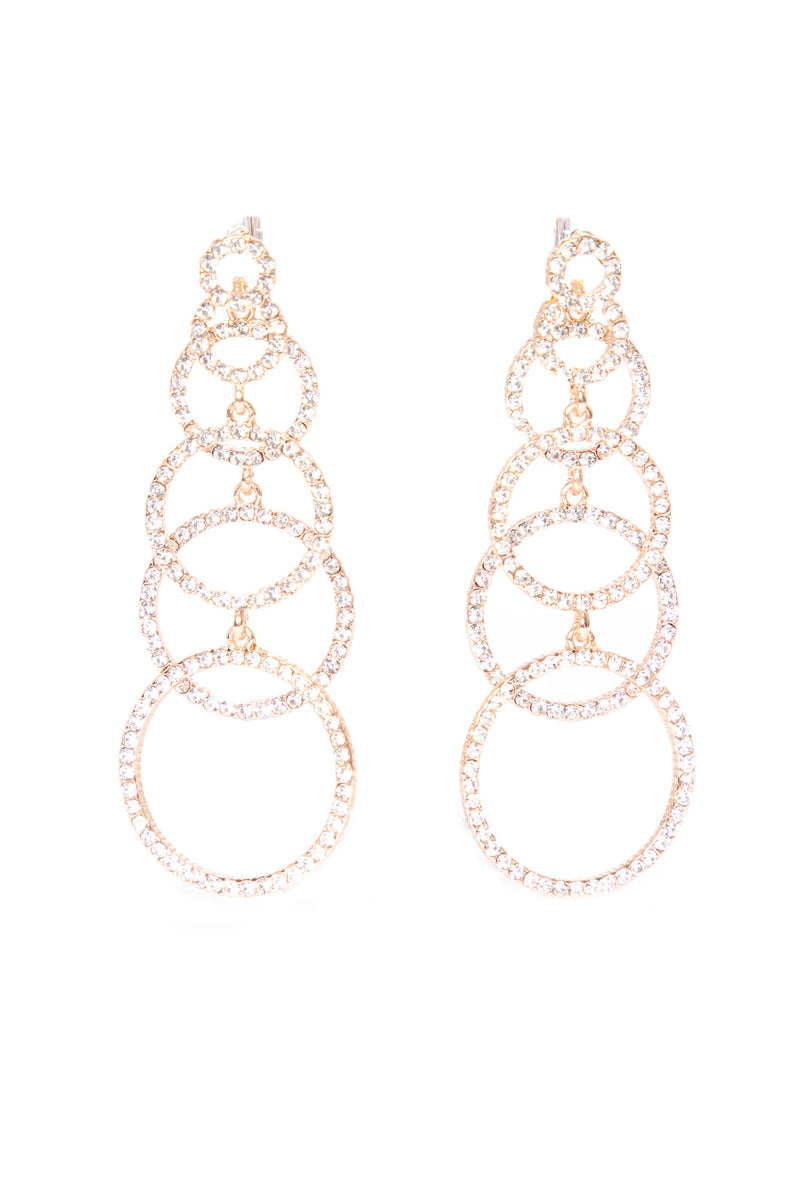 Steal A Moment Drop Earrings - Gold/Clear | Fashion Nova, Jewelry ...