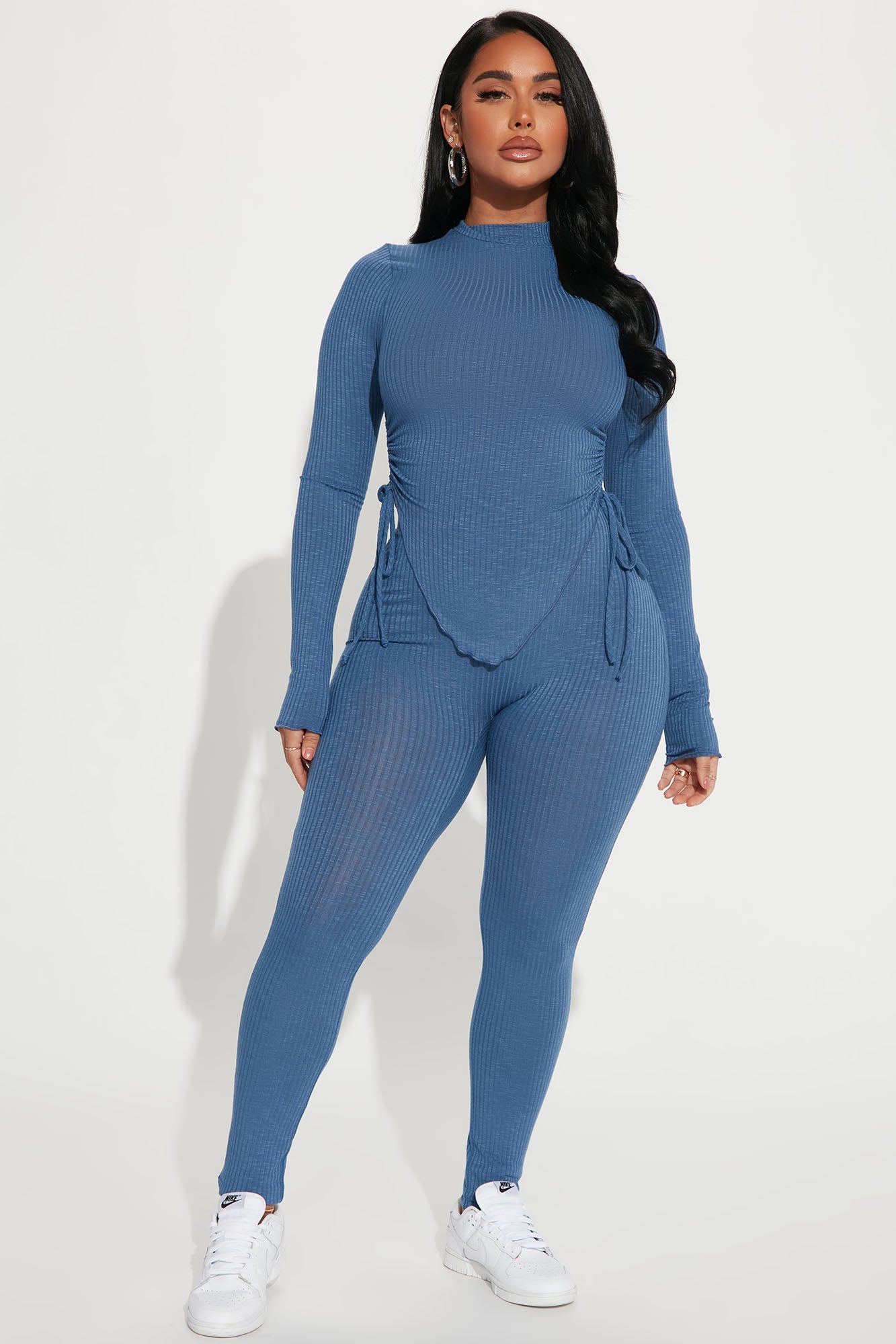 Kai Body Heat Legging Set - Blue, Fashion Nova, Matching Sets