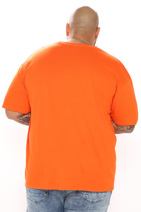 Men's Xrated Short Sleeve Tee Shirt in Orange Size Medium by Fashion Nova