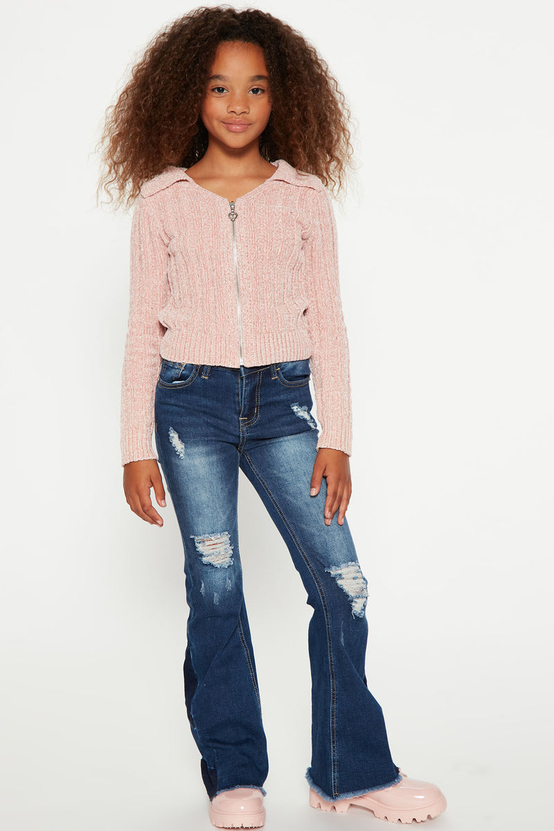Mini Zip It Ribbed Sweater - Mauve | Fashion Nova, Kids Sweaters ...