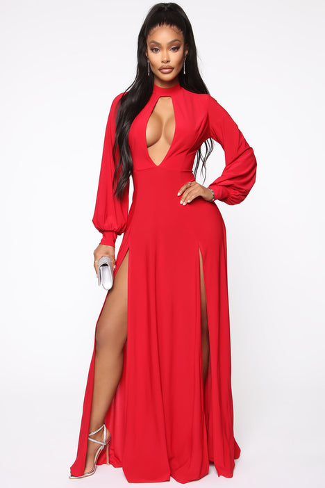True Destiny maxi Dress - Red | Fashion Nova, Dresses | Fashion Nova