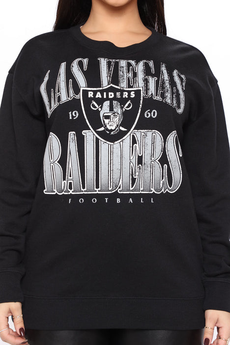 Las Vegas Raiders Sweatshirt - Black  Fashion, Fitness fashion outfits,  Black sweatshirts