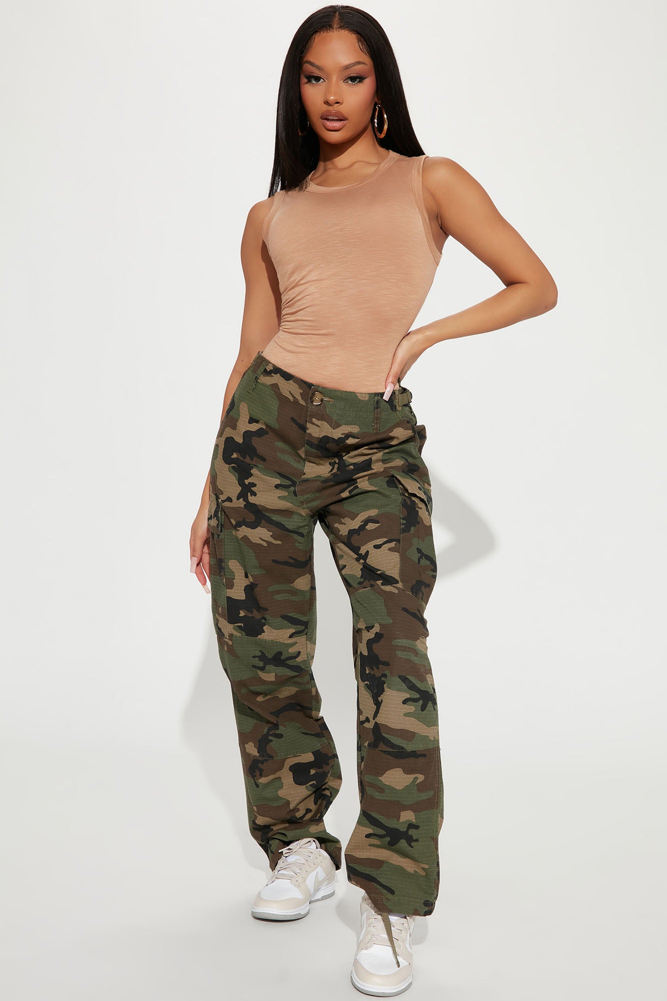 Lastesso Daily Deals of The Day Prime Today Only Women Camo Pants Slimming  Size Cinch Bottom Trousers High Waisted Legging Trendy Combat Work Pants  with Pockets Women Casual Pants Green S at