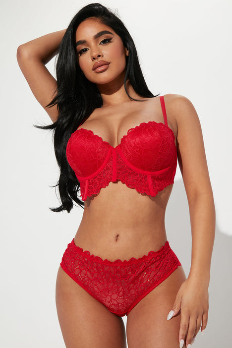 Comfortable Stylish hot sexy red bra panty set Deals 