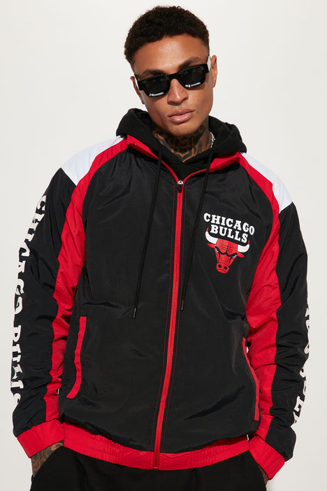 Chicago Bulls Varsity Jacket - Black/Red, Fashion Nova, Mens Jackets