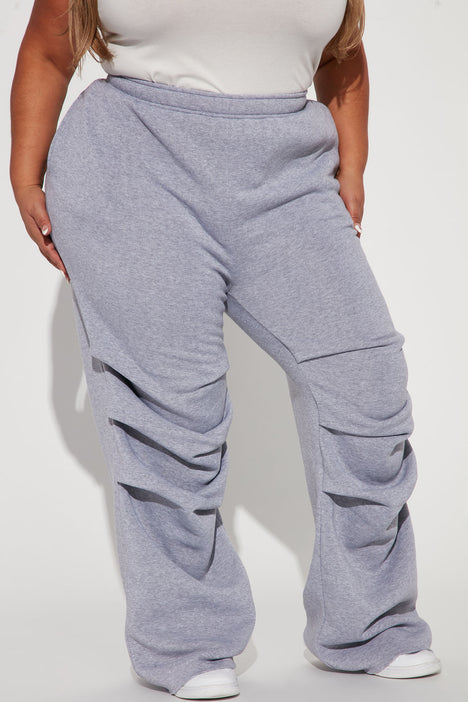 Stacked Sweatpants Women Cheap  Plus Size Stacked Sweatpants - Xs