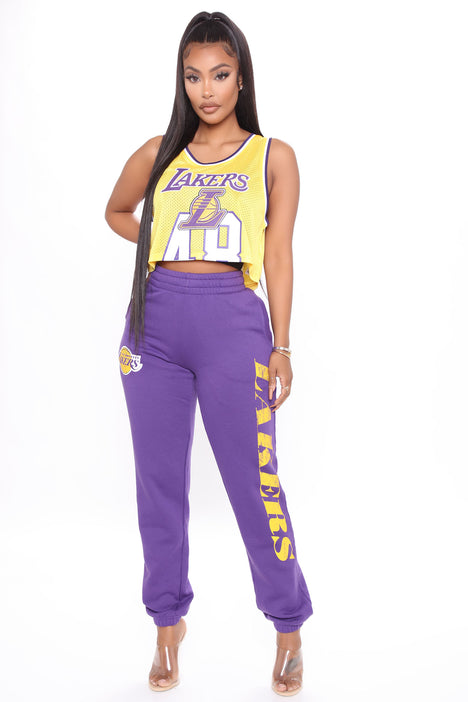 Lakers Halftime T-Shirt Dress - Black, Fashion Nova, Screens Tops and  Bottoms