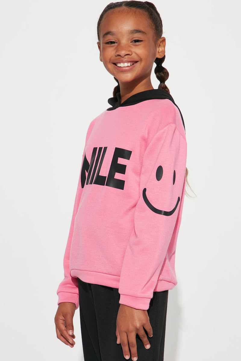 Mini Always Happy Jogger Set - Black/Pink | Fashion Nova, Kids Sets ...