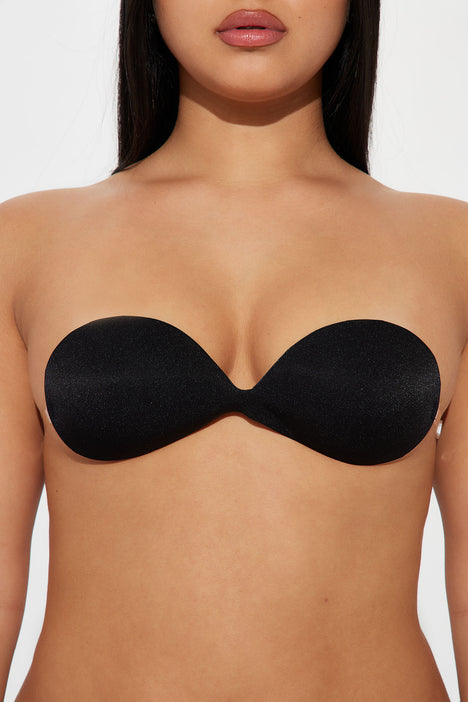 Maidenform Women's Lace Up Adhesive Backless and Strapless Bra Black A :  : Clothing, Shoes & Accessories