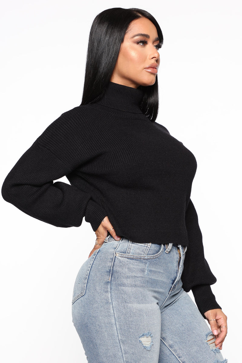 Won't Stop Loving You Turtleneck Sweater - Black | Fashion Nova ...