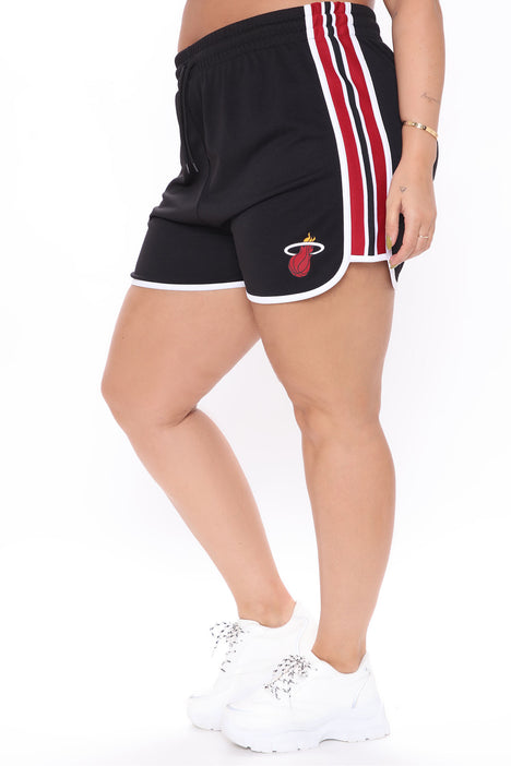 Mitchell & Ness Women's Miami Heat Red Jump Shot Shorts, Medium