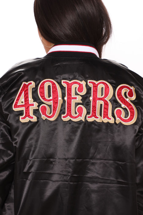 NFL Season Tickets 49ers Bomber Jacket - Black, Fashion Nova, Jackets &  Coats