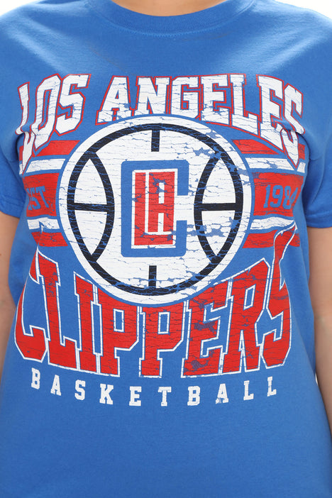 Los Angeles La Clippers Vintage NBA Crewneck Sweatshirt Royal / L