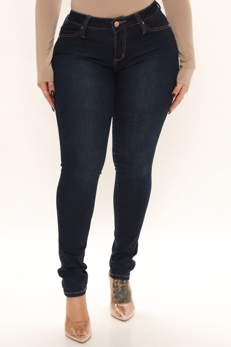 Baby Girl High Rise Skinny Jeans - Dark Wash | Fashion Nova, Jeans ...