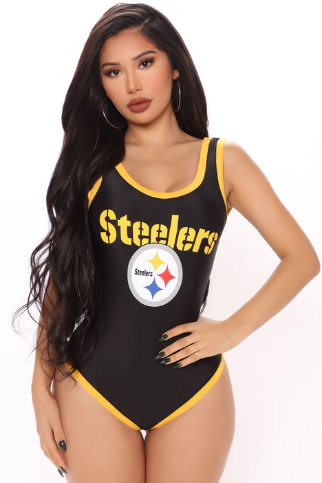 NFL Team Player Steelers Bodysuit - Black/Yellow