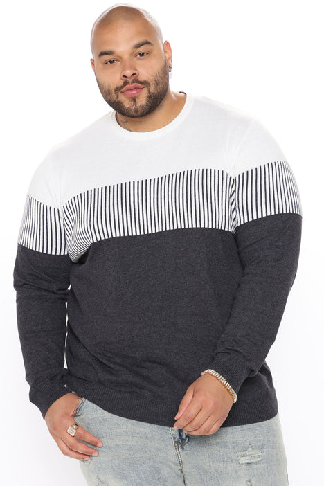 Don't Cross The Line Crewneck Sweater - Multi Color | Fashion Nova