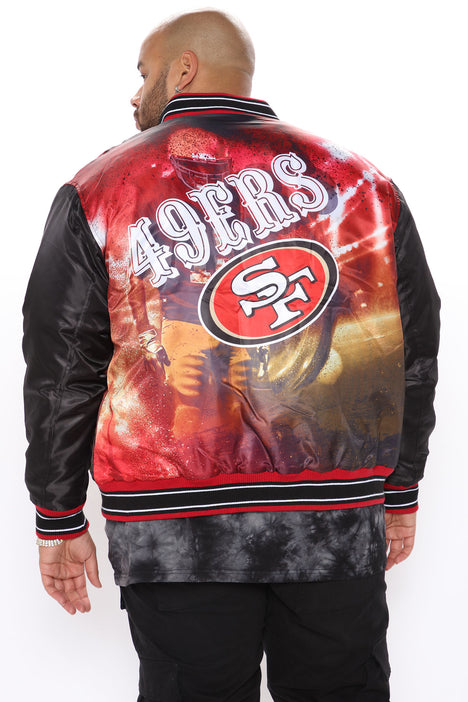 NFL Season Tickets 49ers Bomber Jacket - Black, Fashion Nova, Jackets &  Coats