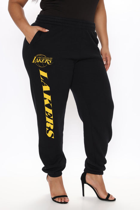 Los Angeles Lakers Jogger - Black, Fashion Nova, Mens Pants