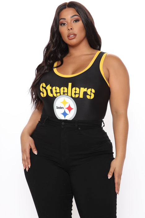 NFL Team Apparel Women's Pittsburgh Steelers Top Size Medium :  r/gym_apparel_for_women
