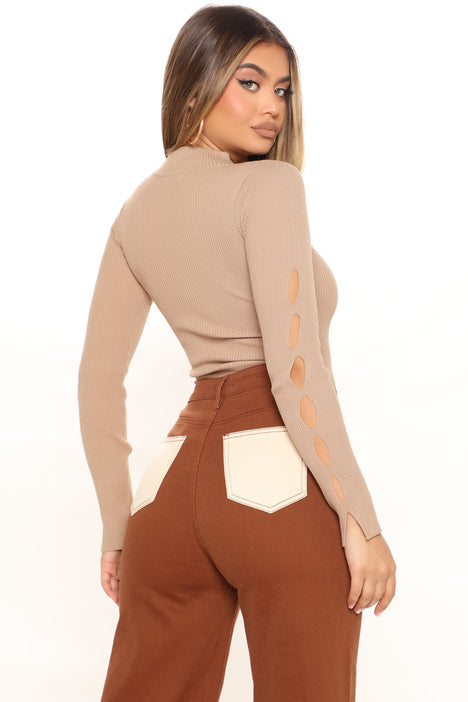 Cut-Out Bodysuit Anissa - S-shaped