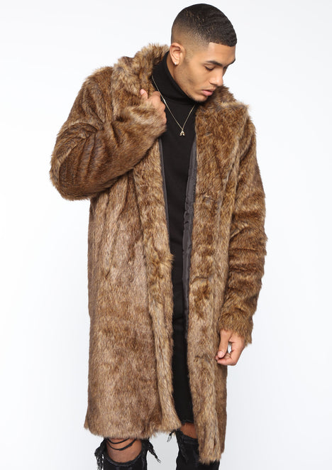 Watch The Fur Coat - Brown, Fashion Nova, Mens Jackets
