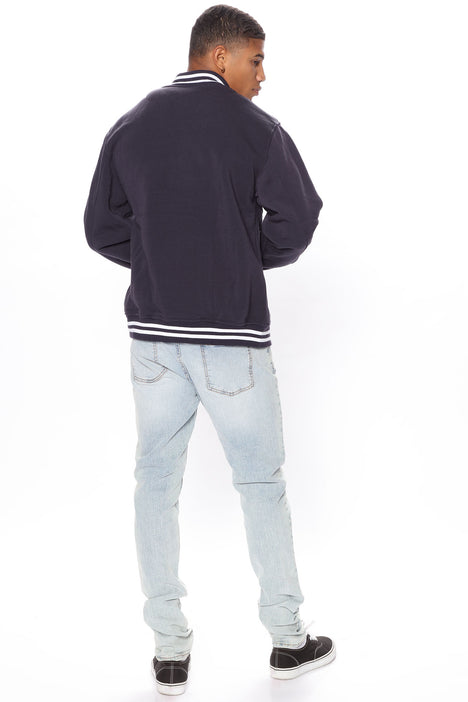 New York Varsity Jacket - Navy  Fashion Nova, Mens Jackets