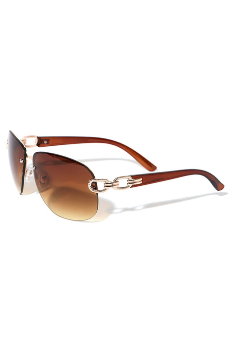 Link Up Sunglasses Brown