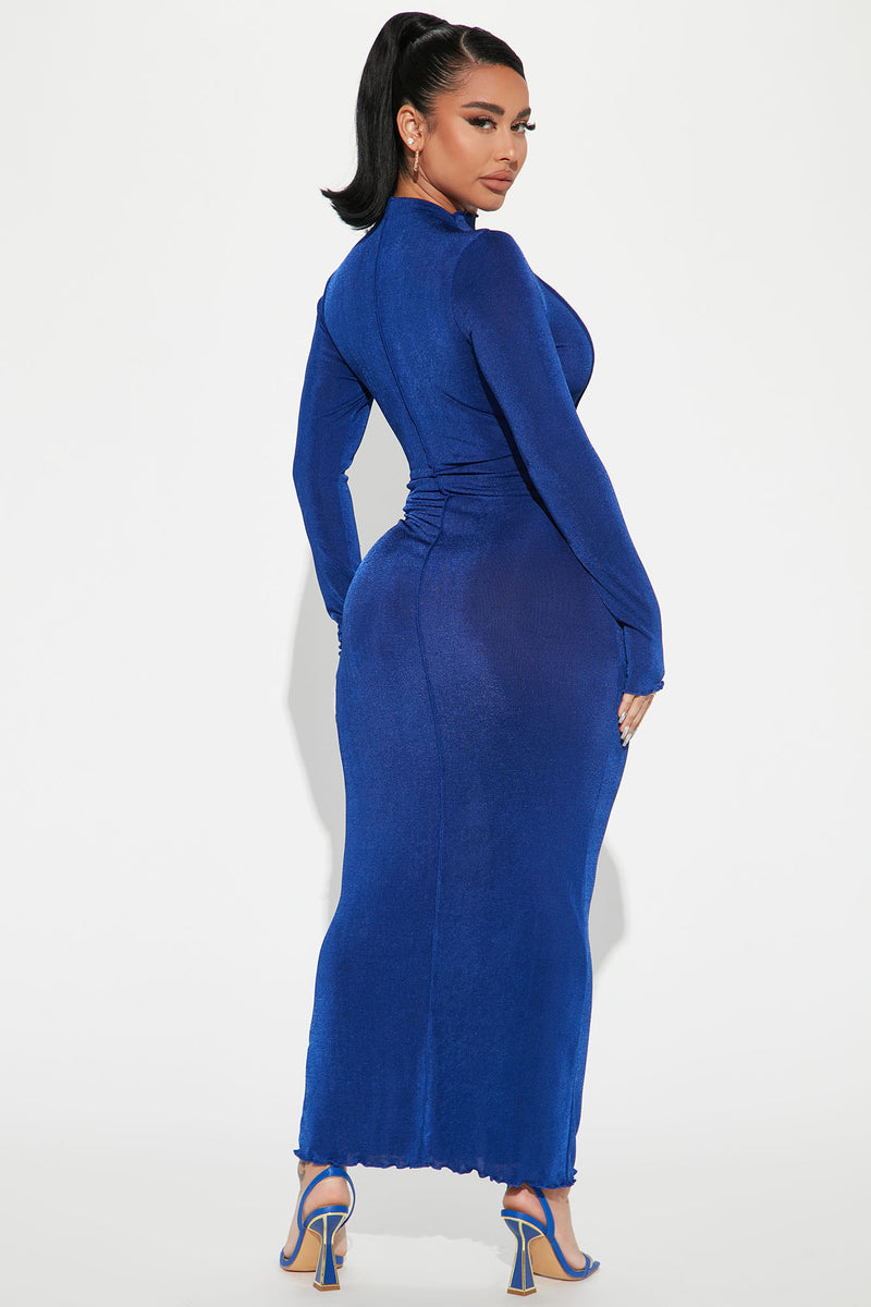 Jayda Slinky Maxi Dress - Royal | Fashion Nova, Dresses | Fashion Nova