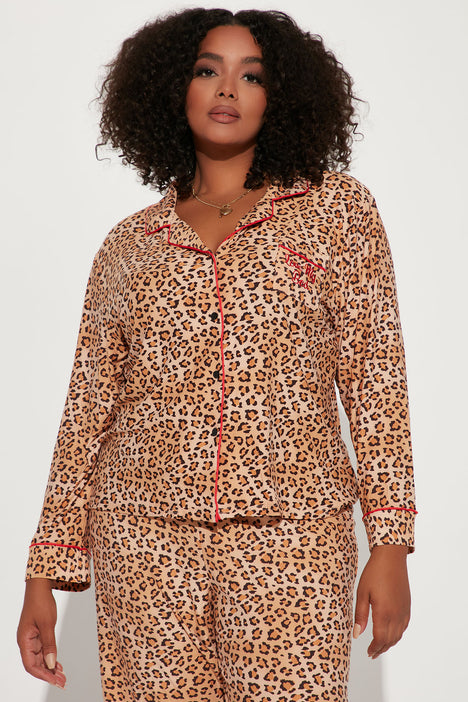 Wild Lover Nova | Dreams Set & Fashion | Sleepwear Leopard Lingerie Pant - Fashion Nova, PJ