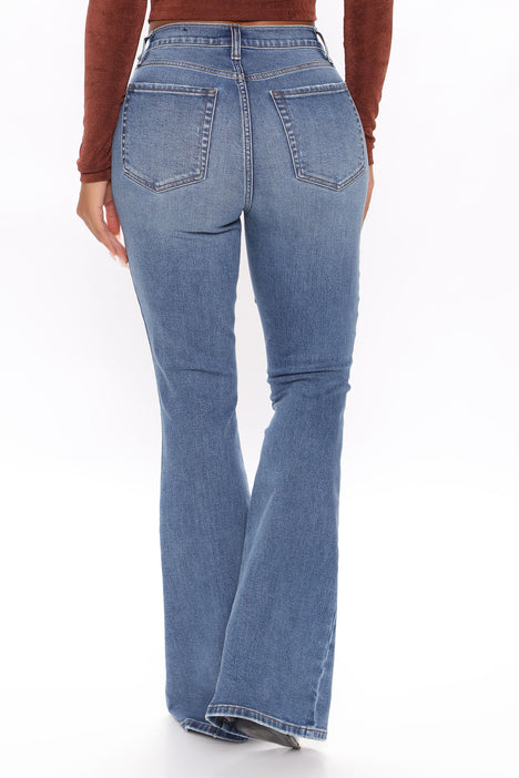 Complicated Y2K Low Rise Stretch Flare Jeans - Light Blue Wash, Fashion  Nova, Jeans