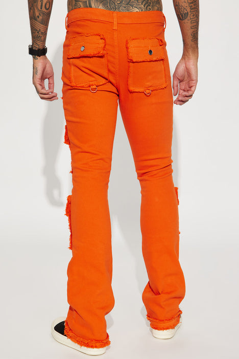 Orange Classic Cargo Pants – AYVlifestyle