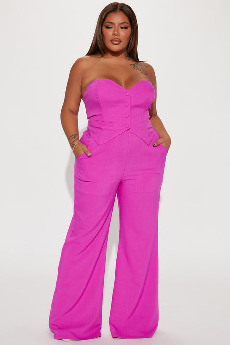Plus size pink suit  Curvy girl outfits summer, Fashion nova plus size, Pink  suits women