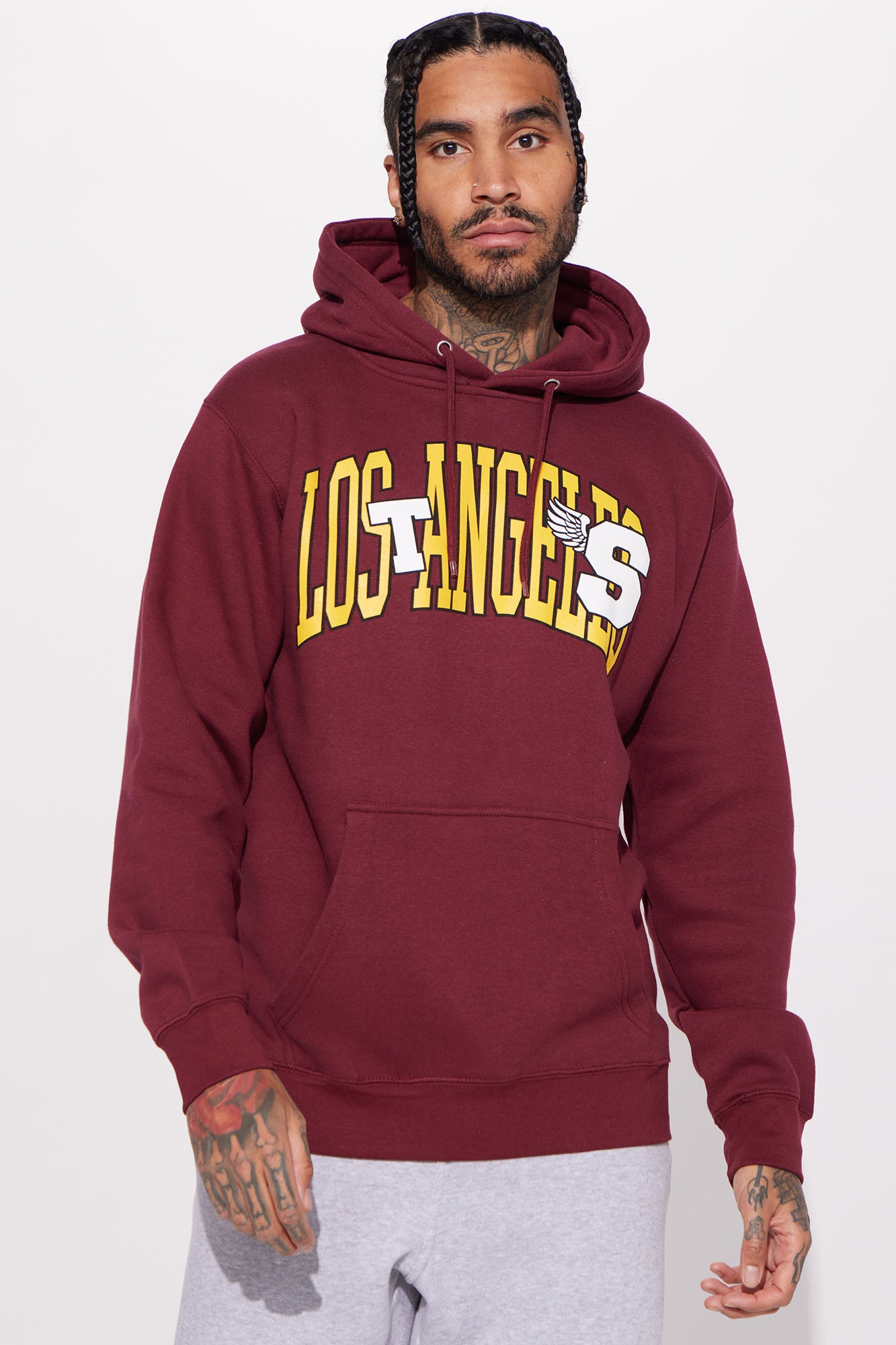 Lost Angeles Hoodie - Brown  Fashion Nova, Mens Graphic Tees