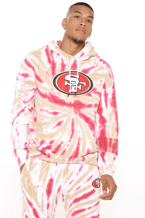 49ers Vintage Dye Hoodie - Red  Fashion Nova, Mens Graphic Tees