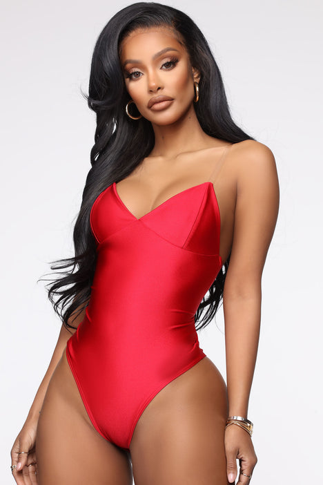 Out To Play Bodysuit - Red