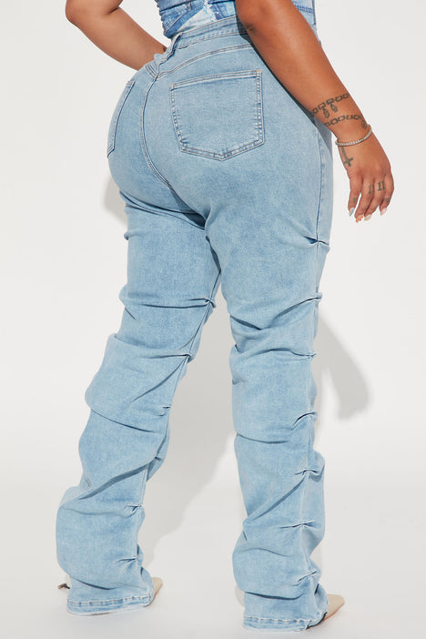 High Waist Stacked Jeans