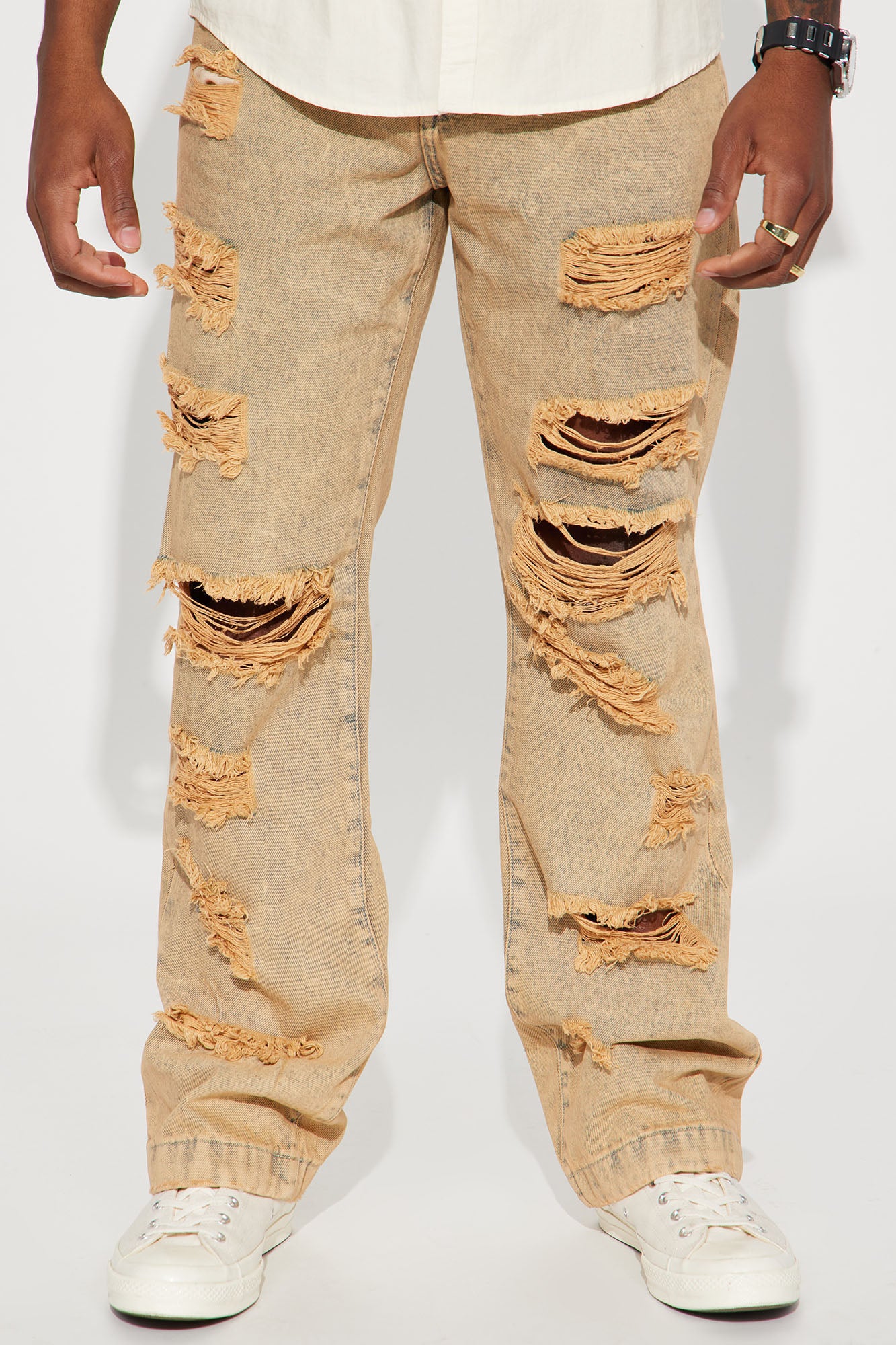 Acid Wave Baggy Jeans Acid Wash Fashion Mens Jeans | Fashion Nova