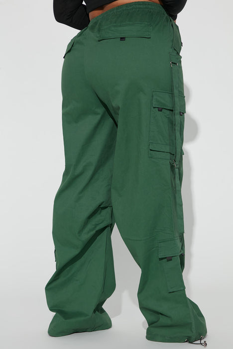 Don't Mess Around Cargo Pant - Green, Fashion Nova, Pants