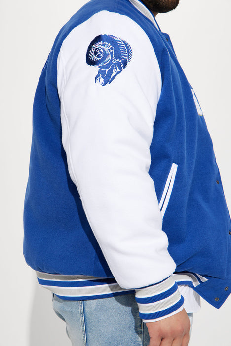 Rams Varsity Jacket - Blue/combo